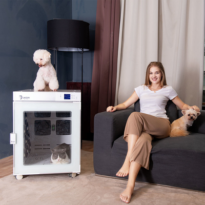De Kooi van de de Honddroogkap van het luchtbad, Cat Drying Cage With Alarm Met geringe geluidssterkte