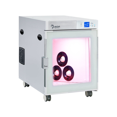 Draagbare HUISDIEREN Drogende Zaal 2 Ventilators, 1200W-veiligheid van de Huisdieren de Drogere Kooi